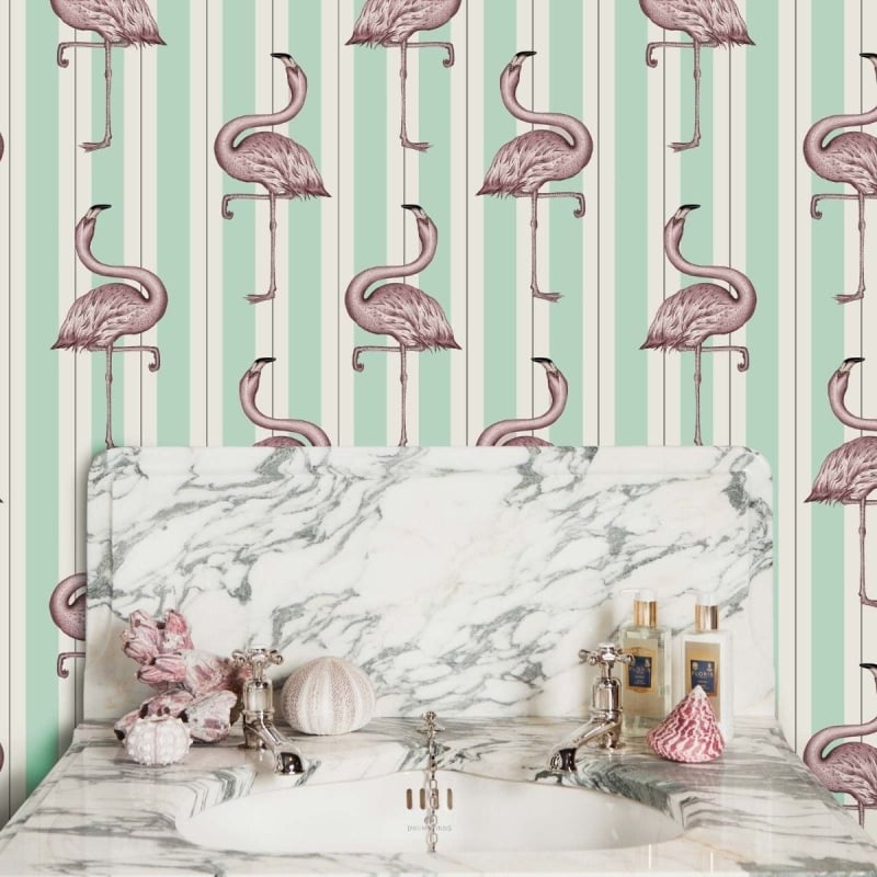 Flamboyance Hybrid Mural Wallpaper - House of Hackney
