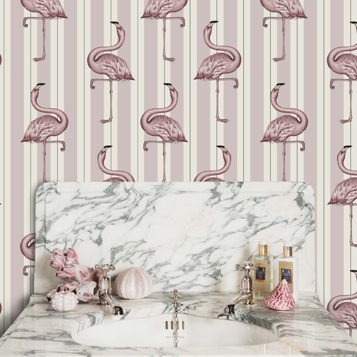 Flamboyance Hybrid Mural Wallpaper - House of Hackney