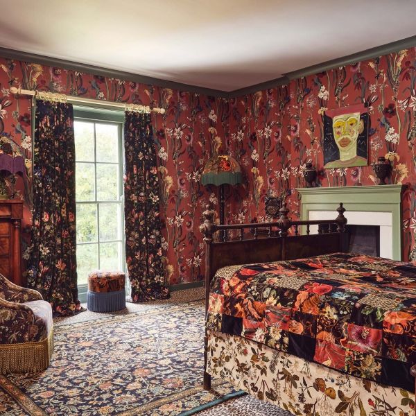 Flora Delanica Hybrid Mural Wallpaper - House of Hackney
