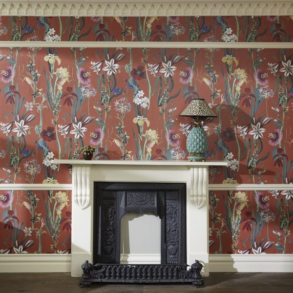 Flora Delanica Hybrid Mural Wallpaper - House of Hackney