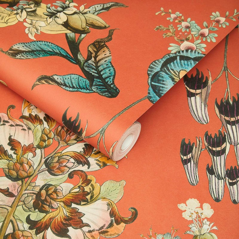 Florafantasia Hybrid Mural Wallpaper - House of Hackney - Amber