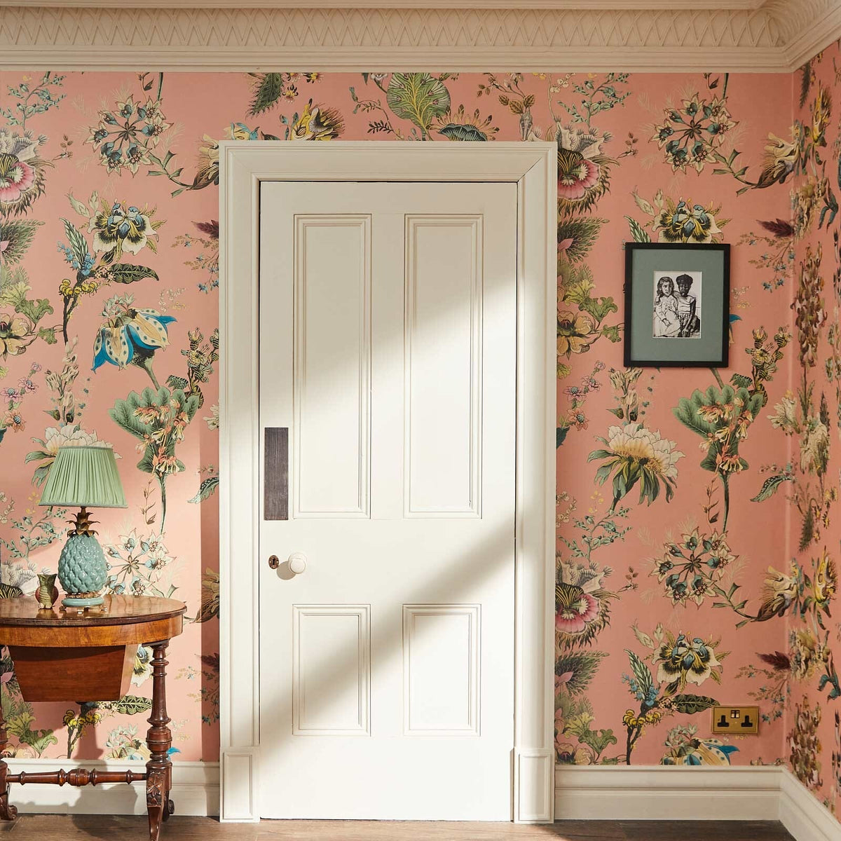 Florafantasia Hybrid Mural Wallpaper - House of Hackney - Bisque Pink