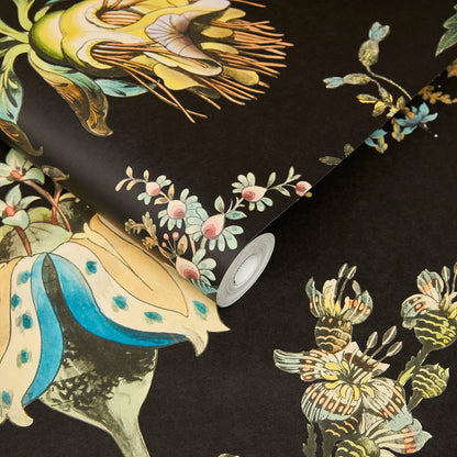 Florafantasia Hybrid Mural Wallpaper - House of Hackney - Noir