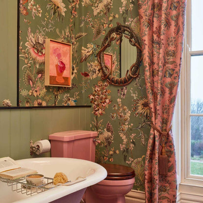 Florafantasia Hybrid Mural Wallpaper - House of Hackney - Verdigris