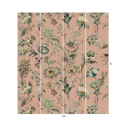 Florafantasia Hybrid Mural Wallpaper - House of Hackney - Bisque Pink