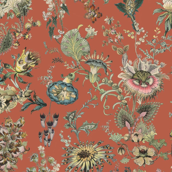 Sample - Florafantasia Hybrid Mural Wallpaper - House of Hackney - Amber