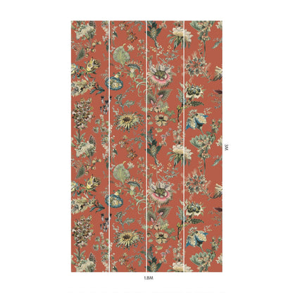 Florafantasia Hybrid Mural Wallpaper - House of Hackney - Amber
