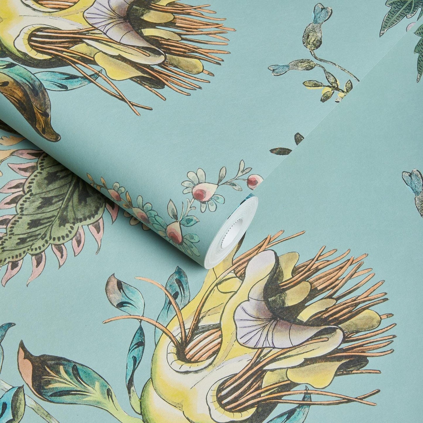 Florafantasia Hybrid Mural Wallpaper - House of Hackney - Sky Blue