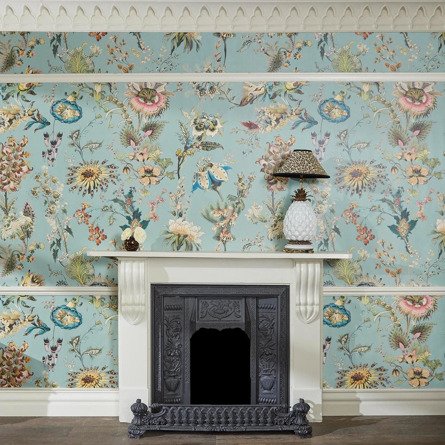 Florafantasia Hybrid Mural Wallpaper - House of Hackney - Sky Blue