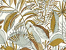 Jardin Bel Air Garden Leaf Wallpaper -  White Terracotta - Discontinuing