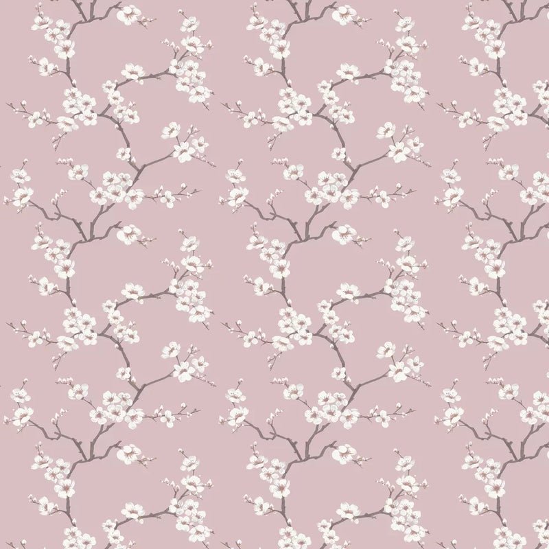Sample - Apple Blossom Wallpaper - Coral