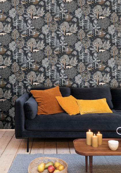 Ballad Wallpaper (La Forêt Collection) - 5 Colours