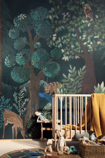Blue Forest Wallpanel