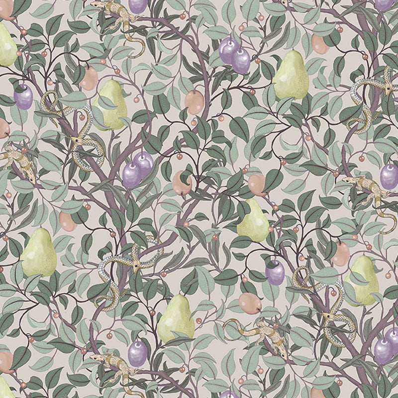 Sample - Fruit Garden Wallpaper - Pastel