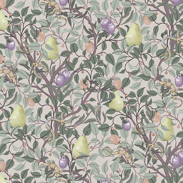 Sample - Fruit Garden Wallpaper - Pastel