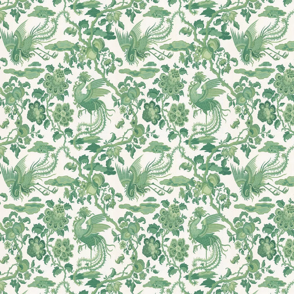 Sample - Chifu Chinoiserie Wallpaper - Emerald