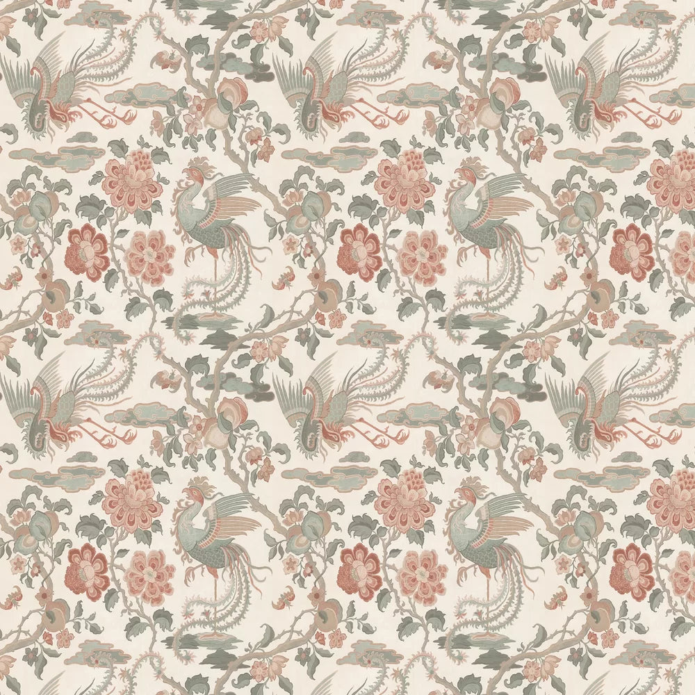 Chifu Chinoiserie Wallpaper - Blush