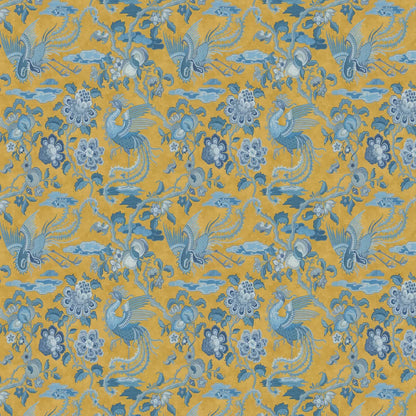 Chifu Chinoiserie Wallpaper - Ochre