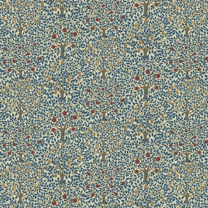 Pomona Pear Wallpaper - Blue