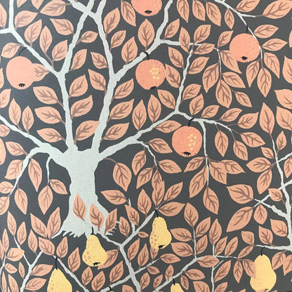 Pomona Pear Wallpaper - Brown