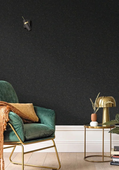 Gaze Metal Wallpaper - Noir Dore