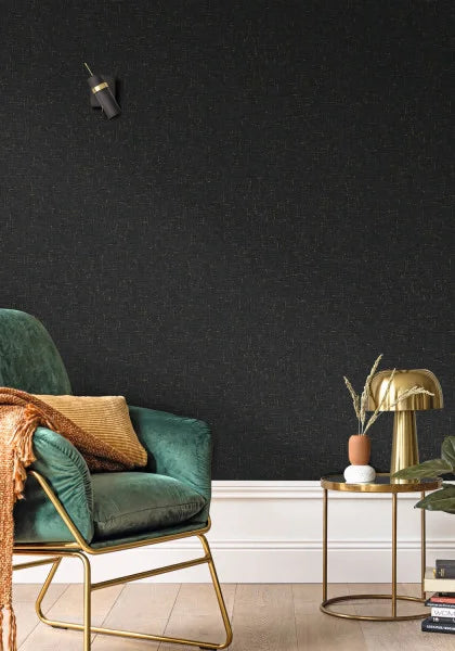 Gaze Metal Wallpaper - Noir Dore