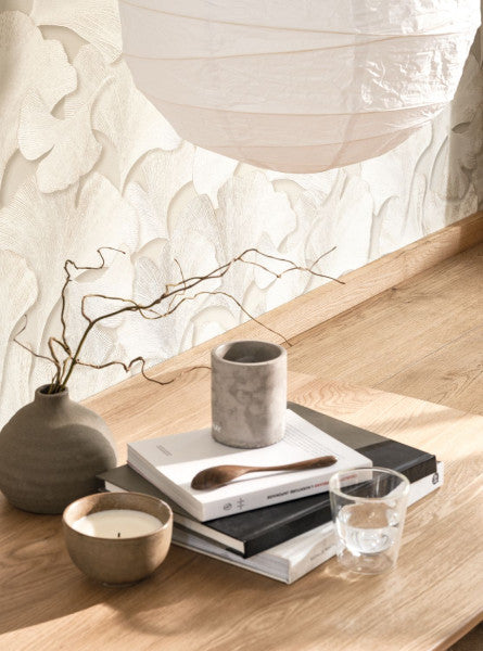 Biloba Ginkgo Wallpaper - Cream 2