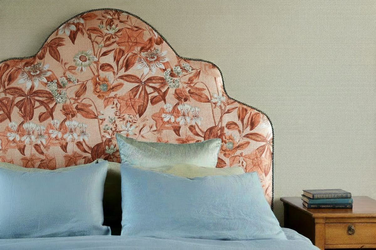 Shimmery Grasscloth Wallpaper - Golden Cream