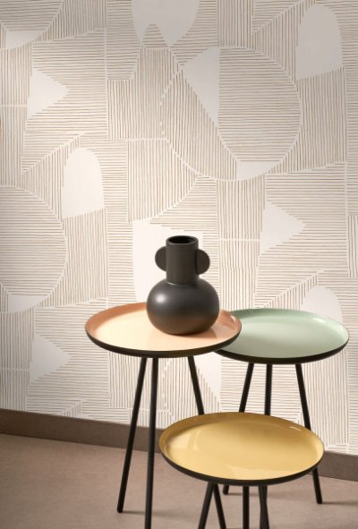 Graphique Casadeco  Wallpaper - Cream currently unavailable (available from late May 2026)