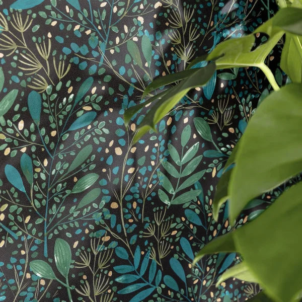 Joy Wallpaper - Dark Green/Blue