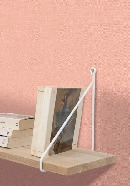 Uni Natte Wallpaper - Rose Dragee