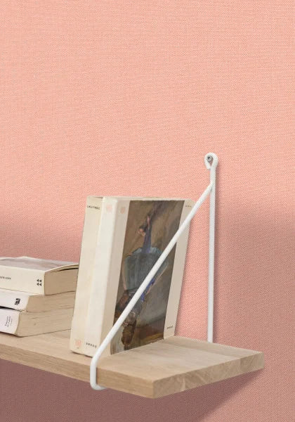 Uni Natte Wallpaper - Rose Dragee