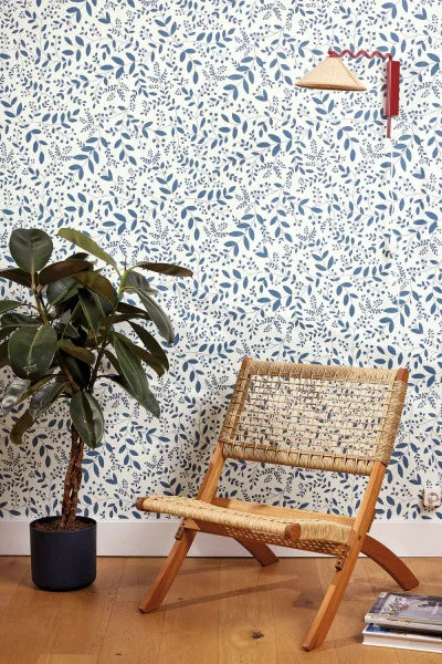 Sympathy Wallpaper - Bleu indigo