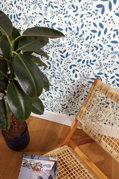 Sympathy Wallpaper - Bleu indigo