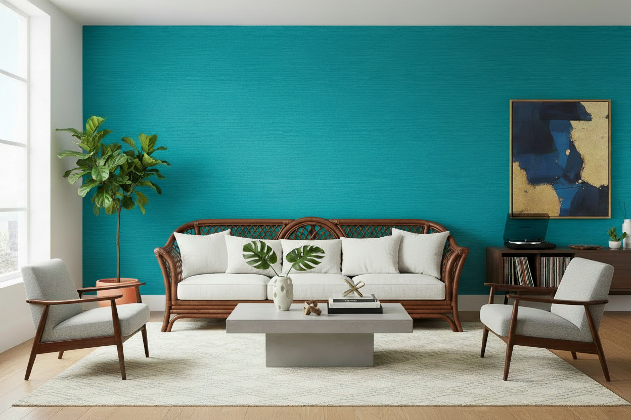 GO177NS1144 Room Shot - Dark Cane Sofa