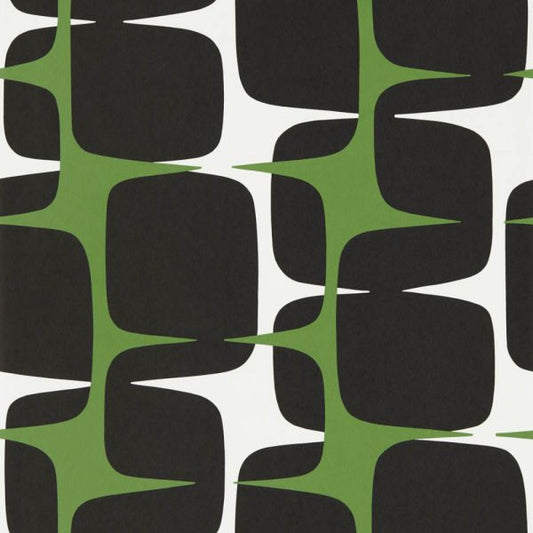 Going Lohko Wallpaper -  Juniper / Liquorice