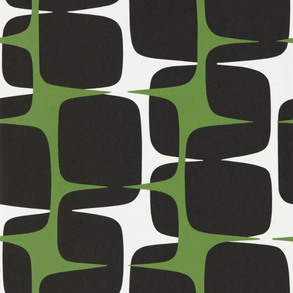 Sample - Going Lohko Wallpaper -  Juniper / Liquorice