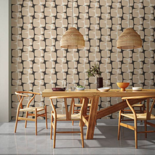 Going Lohko Wallpaper -  Powder / Liquorice