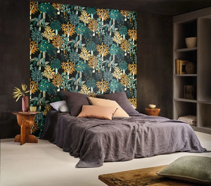 Peradeniya Garden Wallpaper - Black