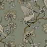 Egrets Florence Broadhurst Wallpaper - Mist