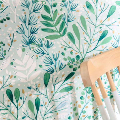 Joy Wallpaper - Light Green