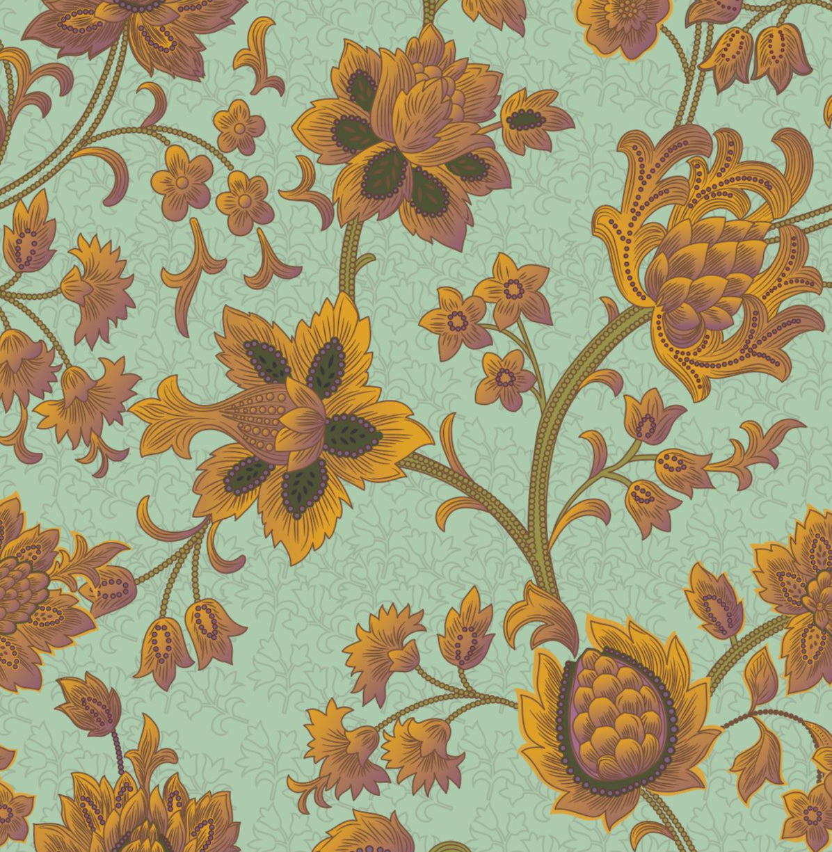 Jakob Jacobean - Customisable Wallpaper - Black and Orange