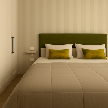 Stripes Wallpaper - Soft Grey/White
