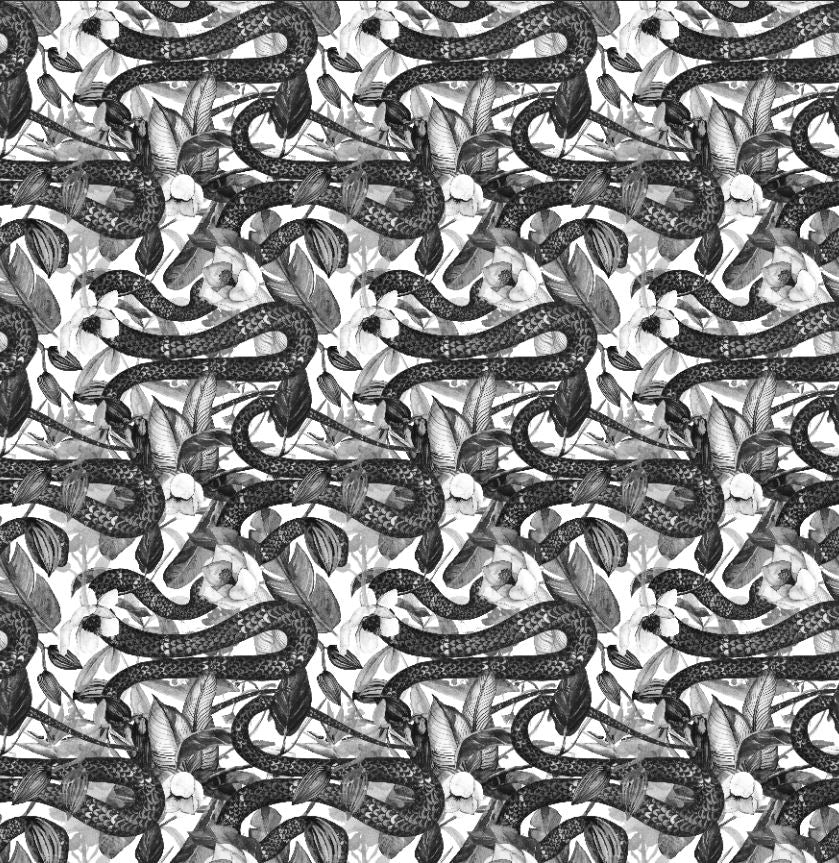 Magnolia and Snake Flower - Custom Sized Wallpaper Mural (per m2)