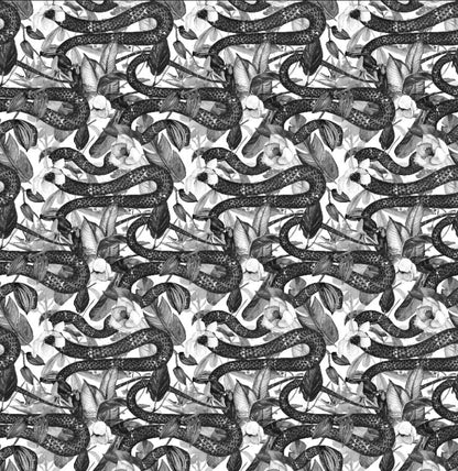 Magnolia and Snake Flower - Custom Sized Wallpaper Mural (per m2)