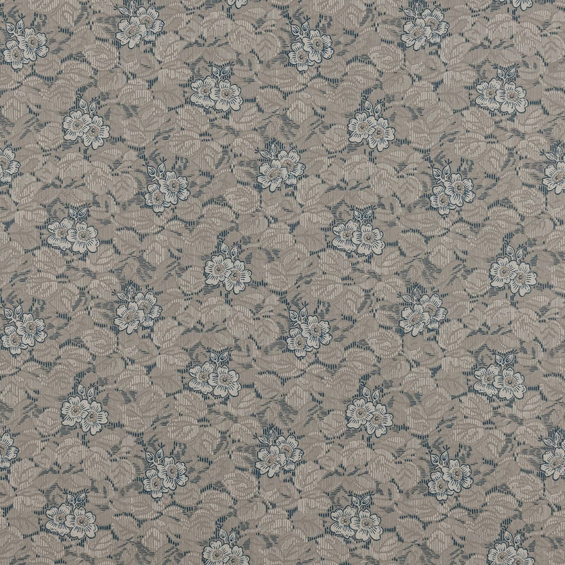 Gysinge Flower Motifs Wallpaper - Blue