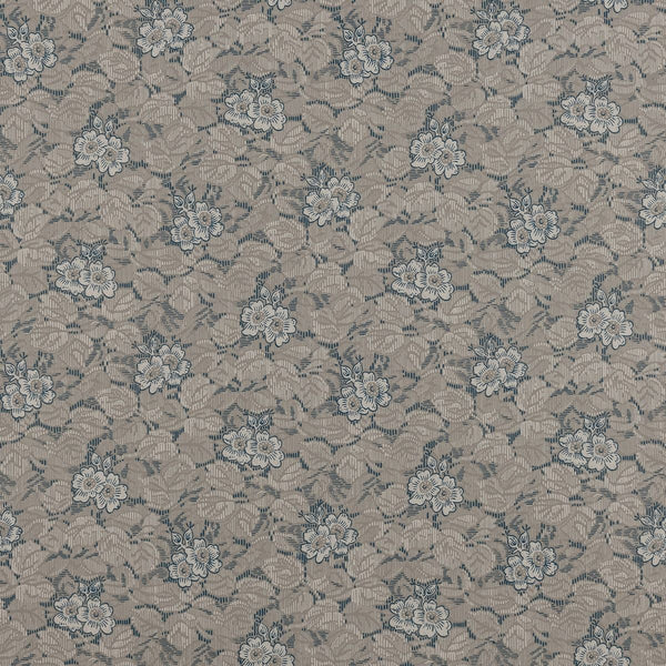 Sample - Gysinge Flower Motifs Wallpaper - Blue