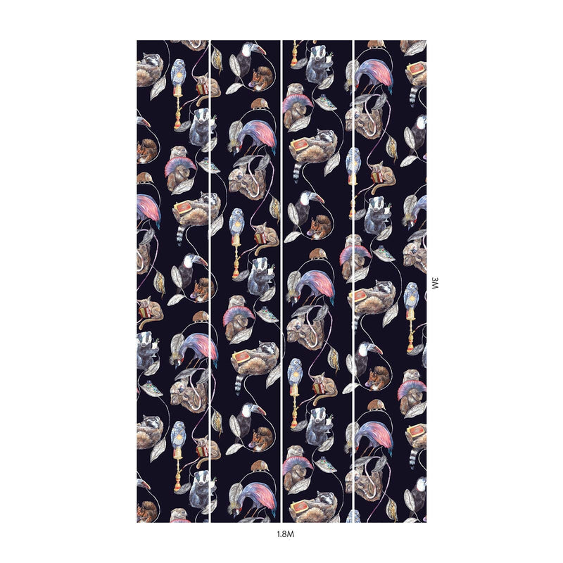 Hackney Empire Hybrid Mural Wallpaper - House of Hackney - Midnight
