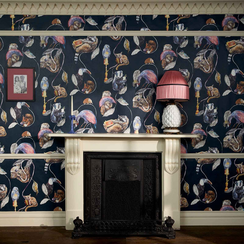 Hackney Empire Hybrid Mural Wallpaper - House of Hackney - Midnight