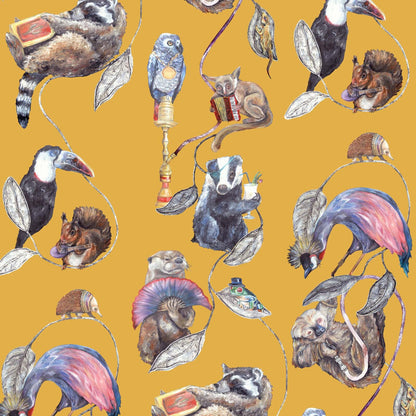 Hackney Empire Hybrid Mural Wallpaper - House of Hackney - Ochre